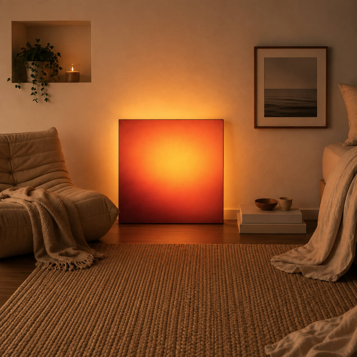 MIRAE Lightbox bedroom floor scene